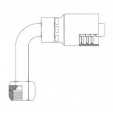 1/4 X 1/4 Female JIC 90 Long 1/4 X 1/4 Female JIC 90 Long